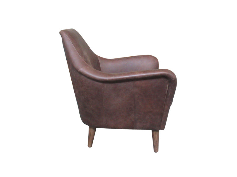Leather Chair,Armchair Customized,Brown Vintage Leather Dining Chair - Image 2