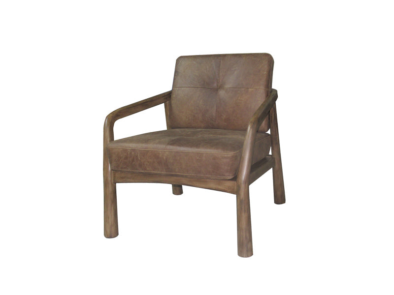 Leather Chair,Armchair Customized,Retro Vintage Leather Seat Chair - Image 2