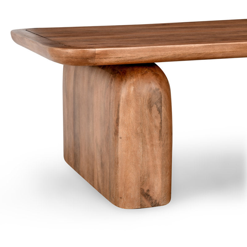 Nelson Solid Wood Sled Coffee Table - Image 5