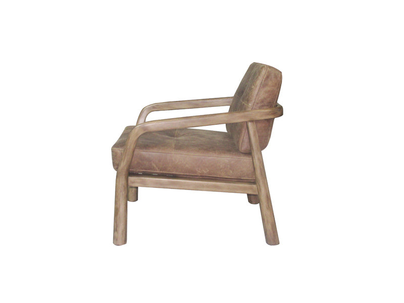 Leather Chair,Armchair Customized,Retro Vintage Leather Seat Chair - Image 3