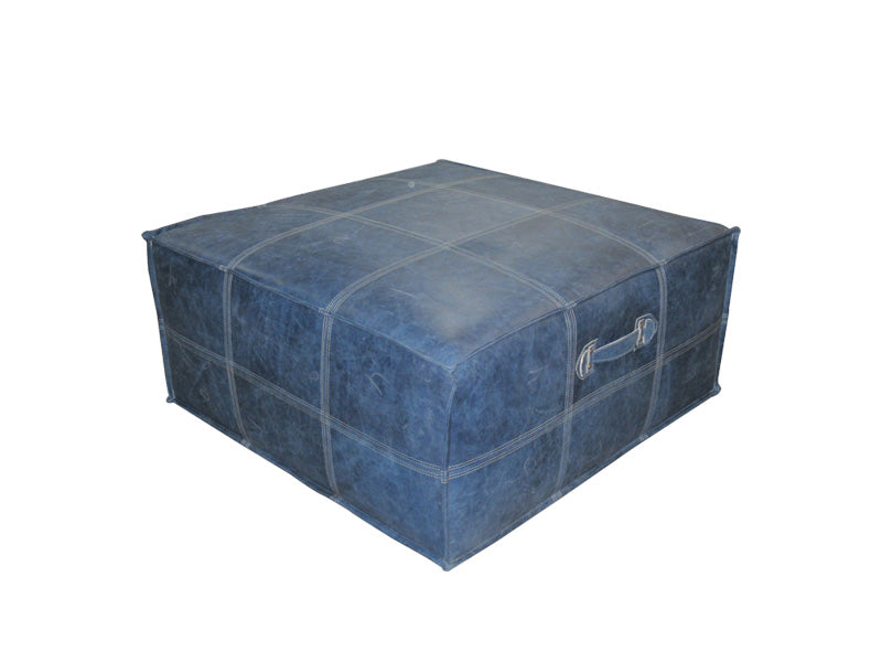 Brown Ottoman,Genuine Leather Ottoman,Living Room Ottoman - Image 3