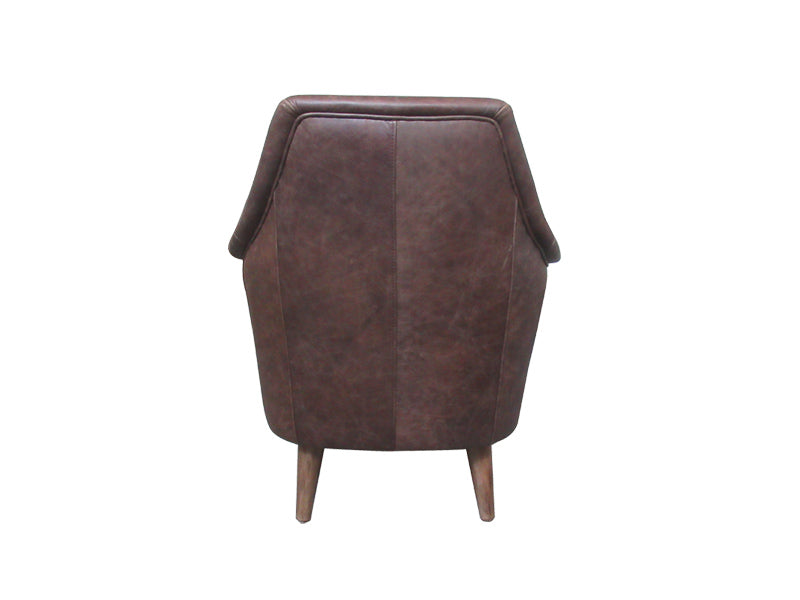 Leather Chair,Armchair Customized,Brown Vintage Leather Dining Chair - Image 3