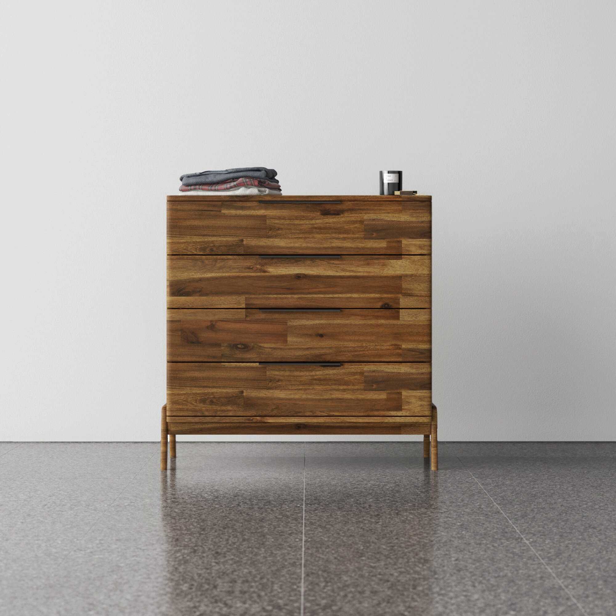 Damian 4 Drawer Standard Dresser Chest - Image 4