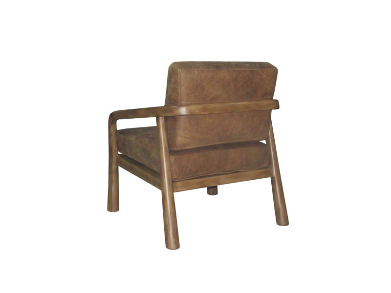 Leather Chair,Armchair Customized,Retro Vintage Leather Seat Chair - Image 4