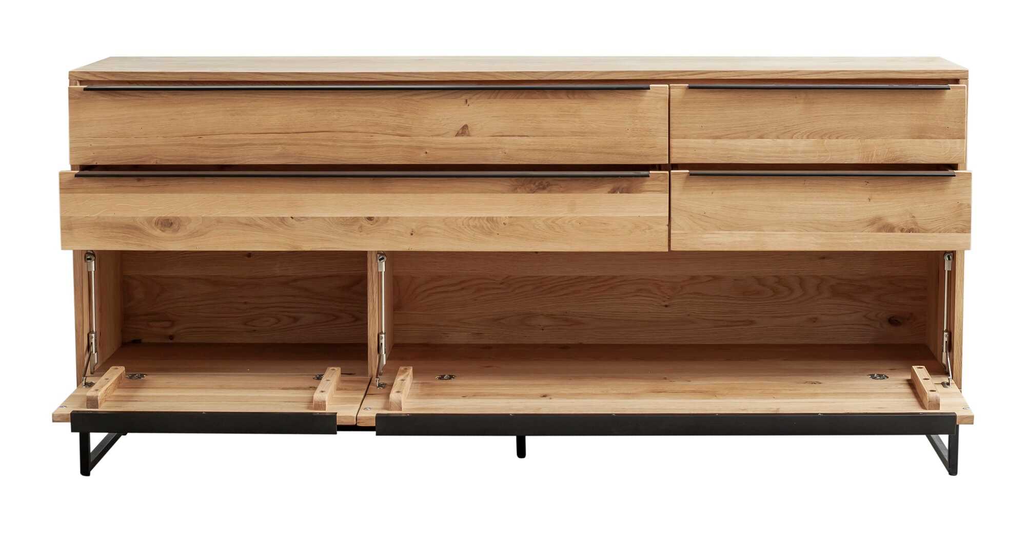 Remington Solid Oak Wood Sideboard - Image 3