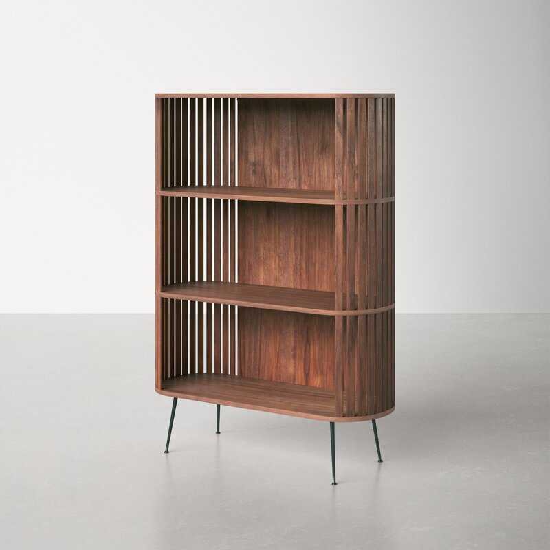 Brown Milan Solid Wood Standard Bookcase - Image 2