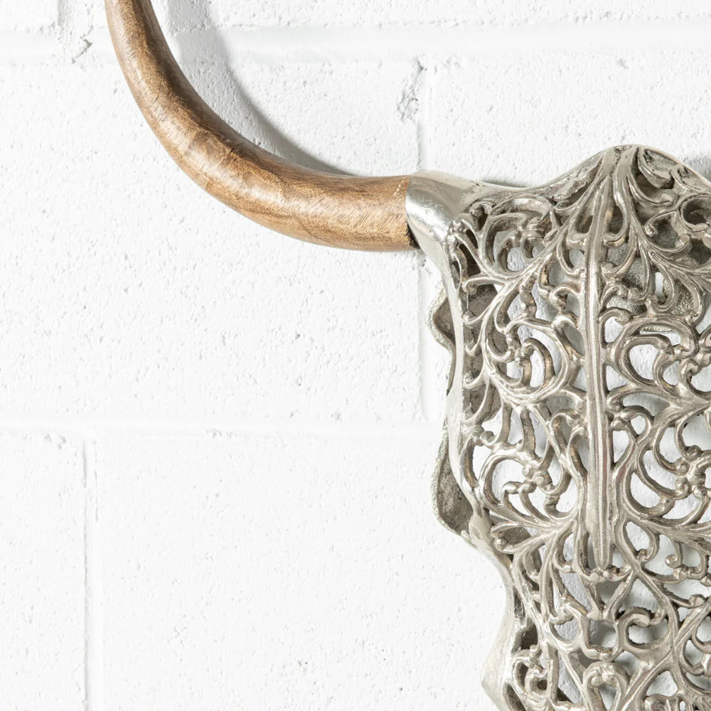 EDRICE - Bull Head Scrap Metal Sculpture - Image 2