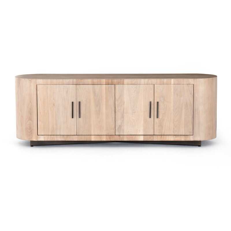 Ashen Walnut Reed TV Stand - Image 2