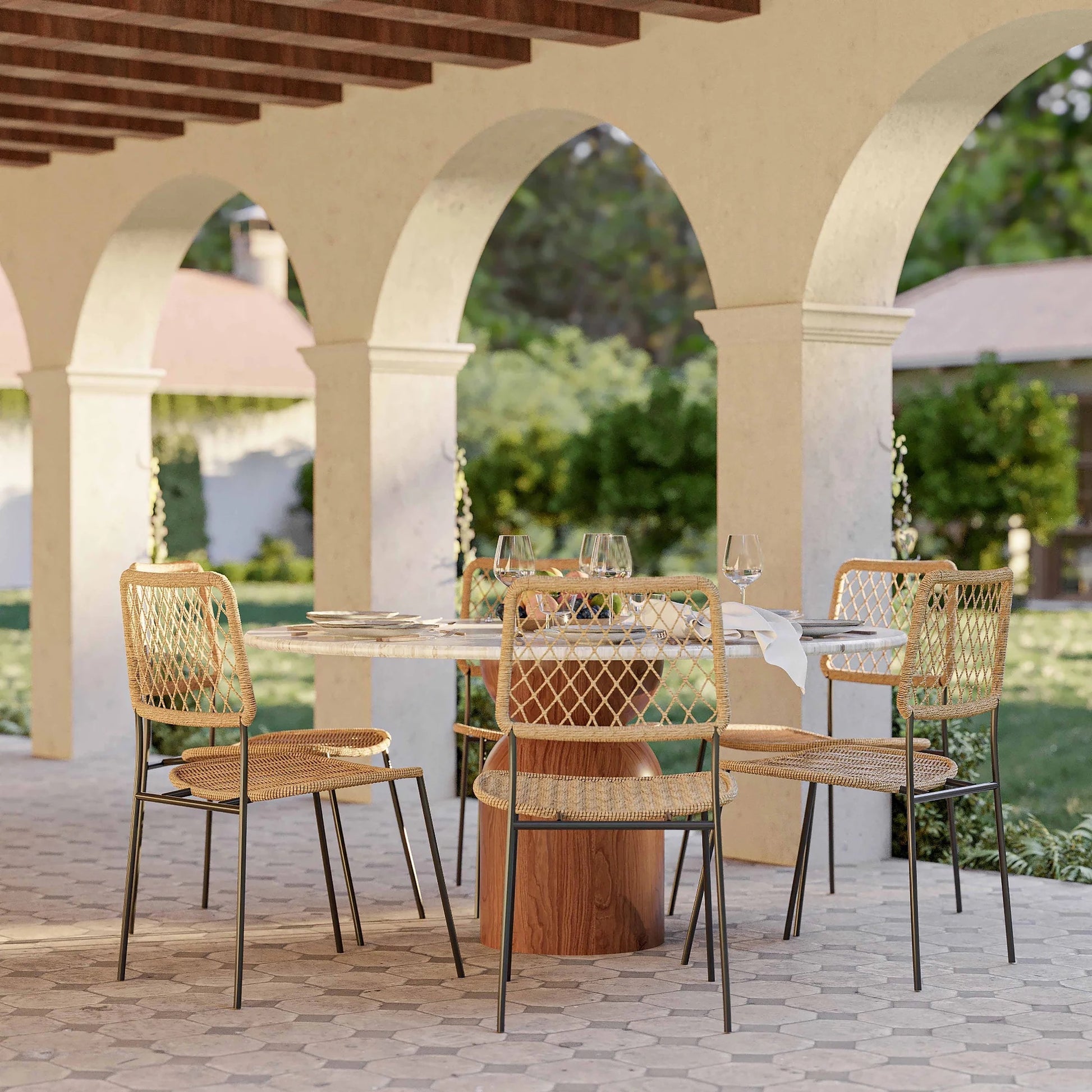 Vincenzo Outdoor Dining Table - Image 4