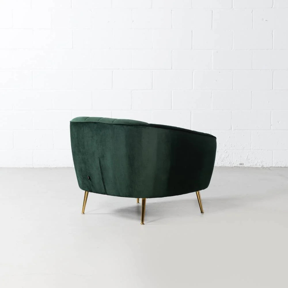 AUDREY - Green Velvet Chair - Image 6