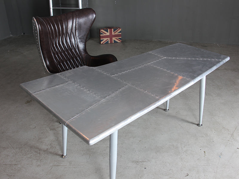 Antique Reception Desk Offic Furniture Table Aluminum Table For Dining - Image 3