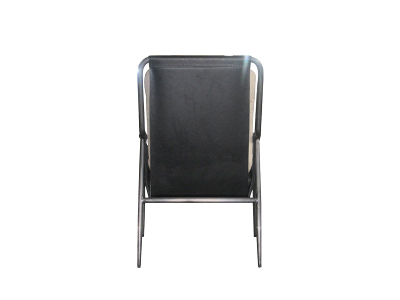 Leisure Chair,Genuine Leather Chair,Dining Chair With Arms - Image 5