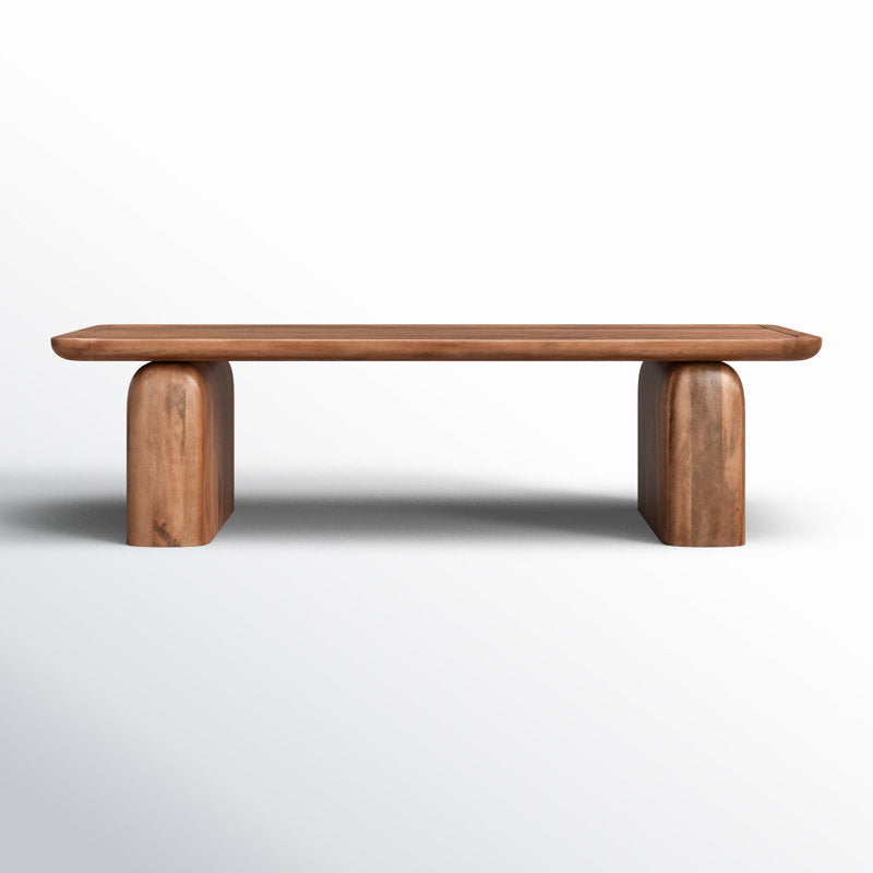 Nelson Solid Wood Sled Coffee Table - Image 3