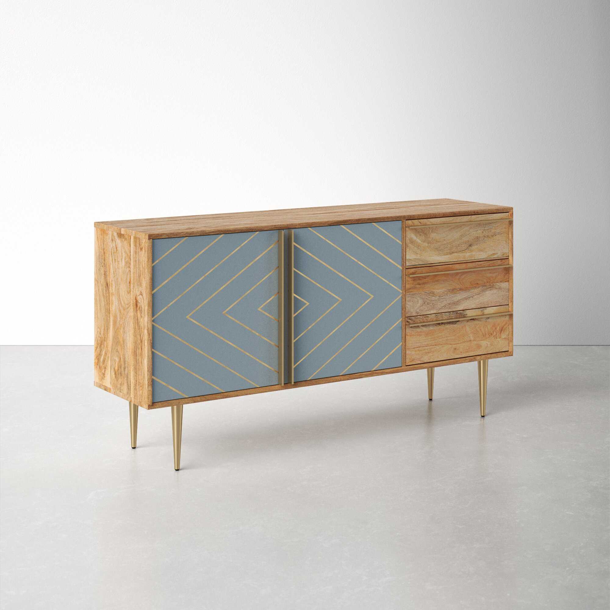 Knox Solid Mango Wood Sideboard - Image 2