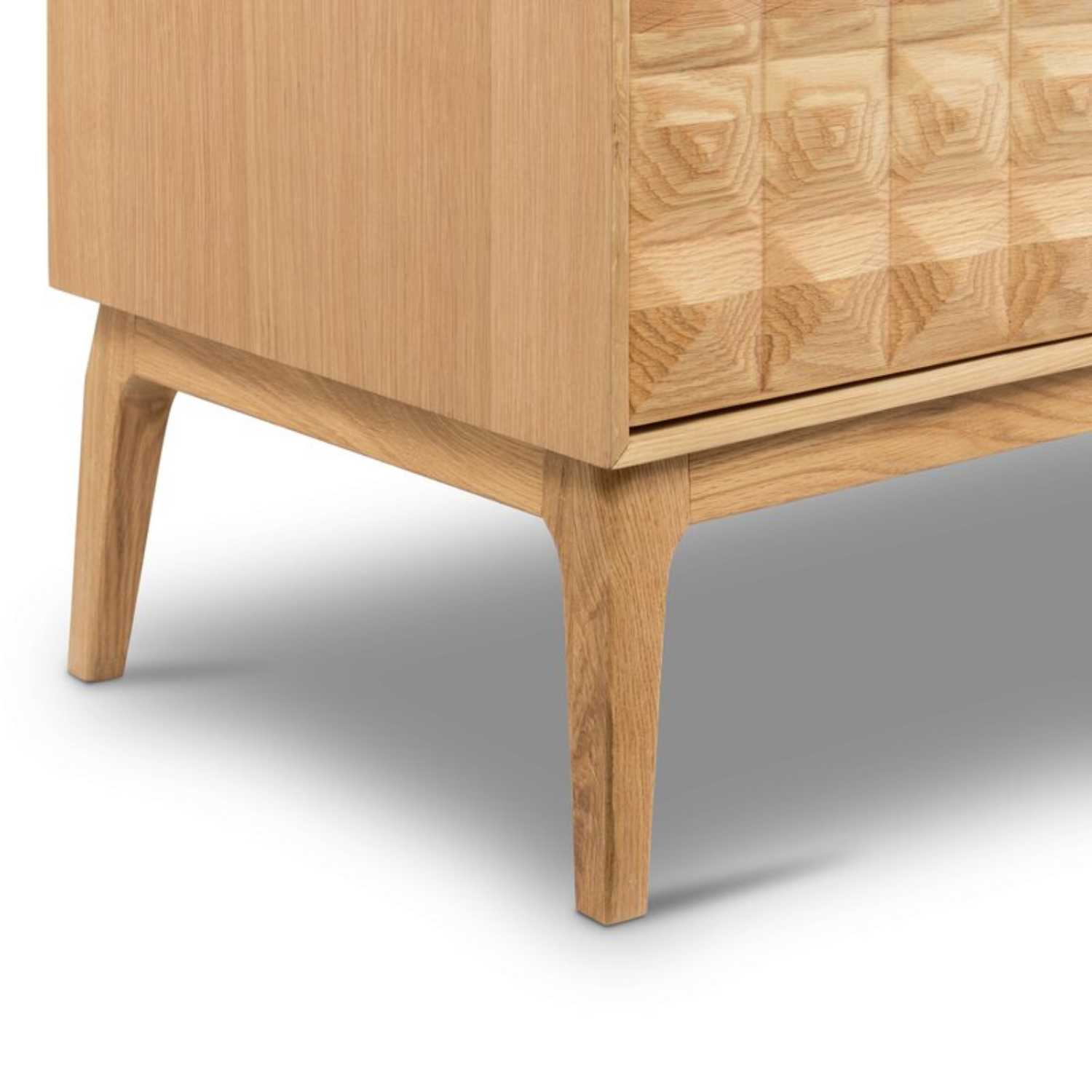 Solid Teak Wood Buffet Sideboard - Image 5