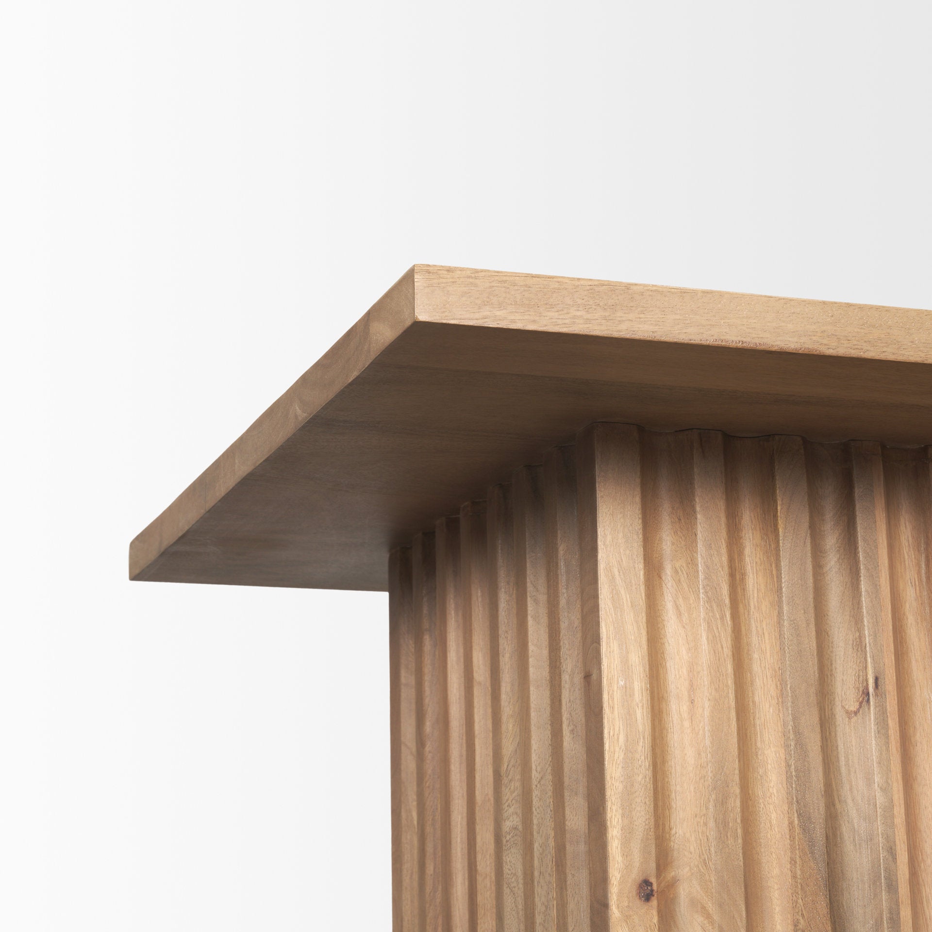 Aron Solid Wood End Table - Image 7