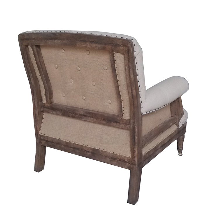 Deconstructed Furniture Living Room Sofa Mid Century Dining Sofa Wood Chairs - Image 3