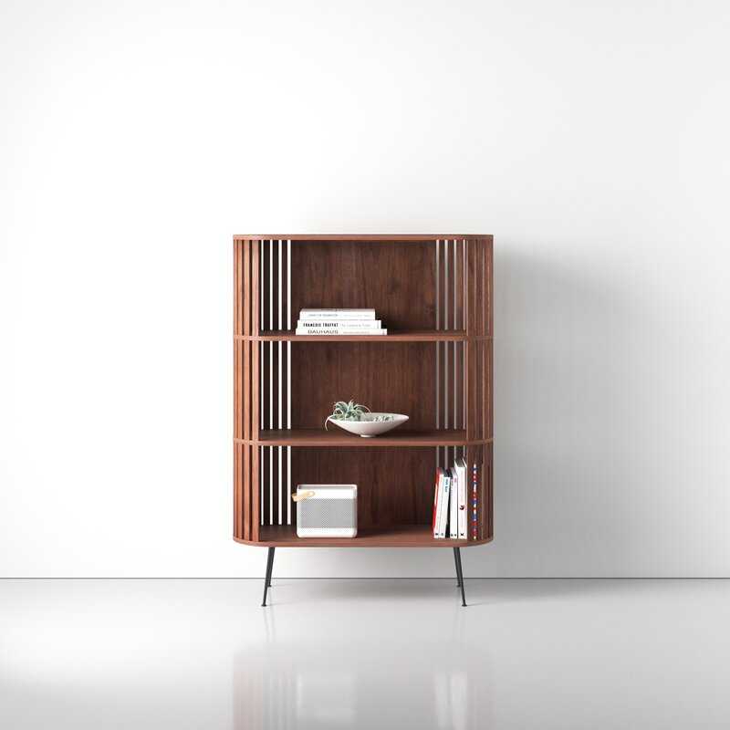 Brown Milan Solid Wood Standard Bookcase - Image 4