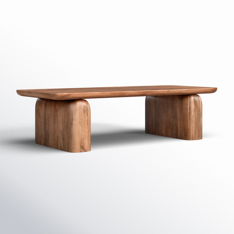 Nelson Solid Wood Sled Coffee Table - Image 2