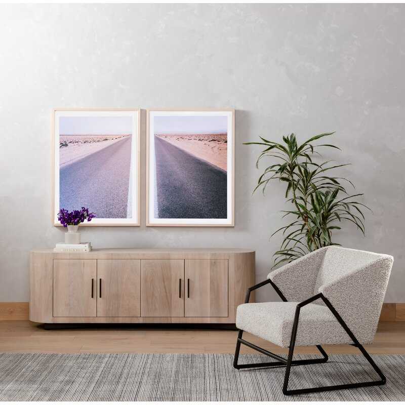 Ashen Walnut Reed TV Stand - Image 4