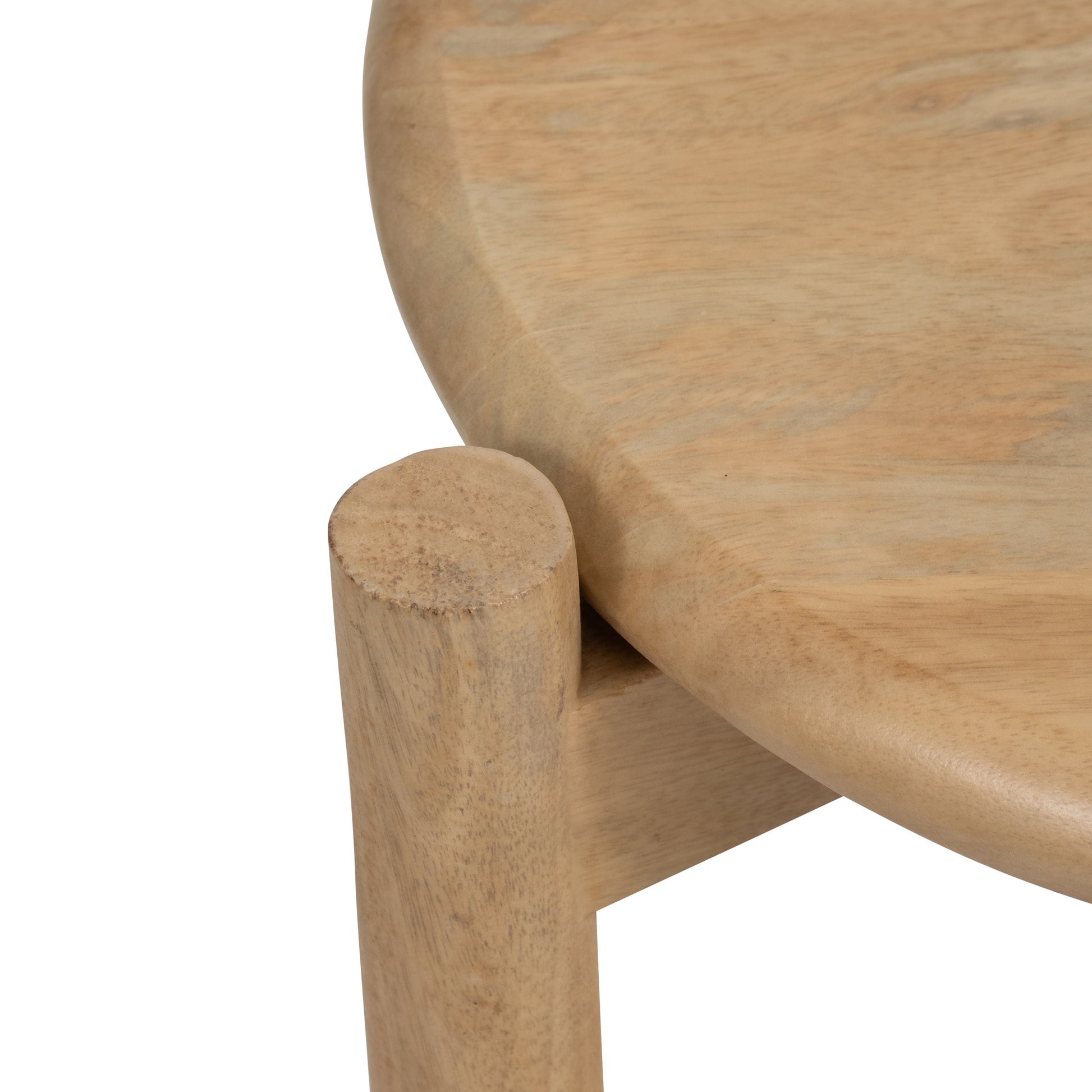 Jerry Natural Wood and Rattan End Table - Image 5