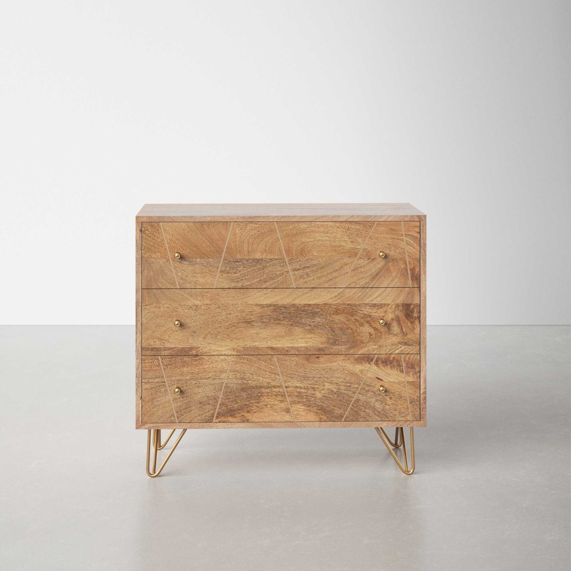 Luka 3 Drawer Standard Dresser Chest - Image 2