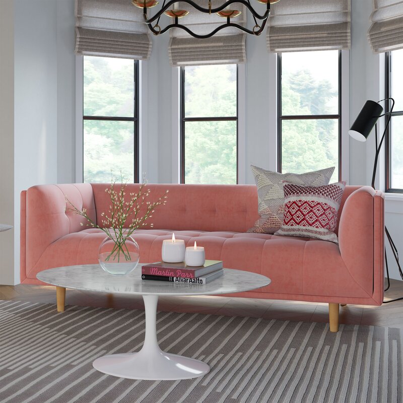 Asa 82'' Velvet Sofa - Image 11