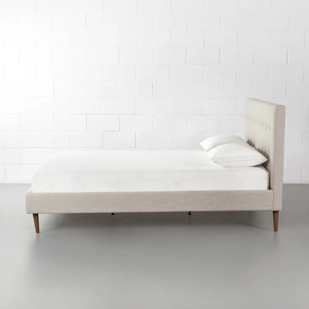 CASELLE - Beige Fabric Bed - Image 8