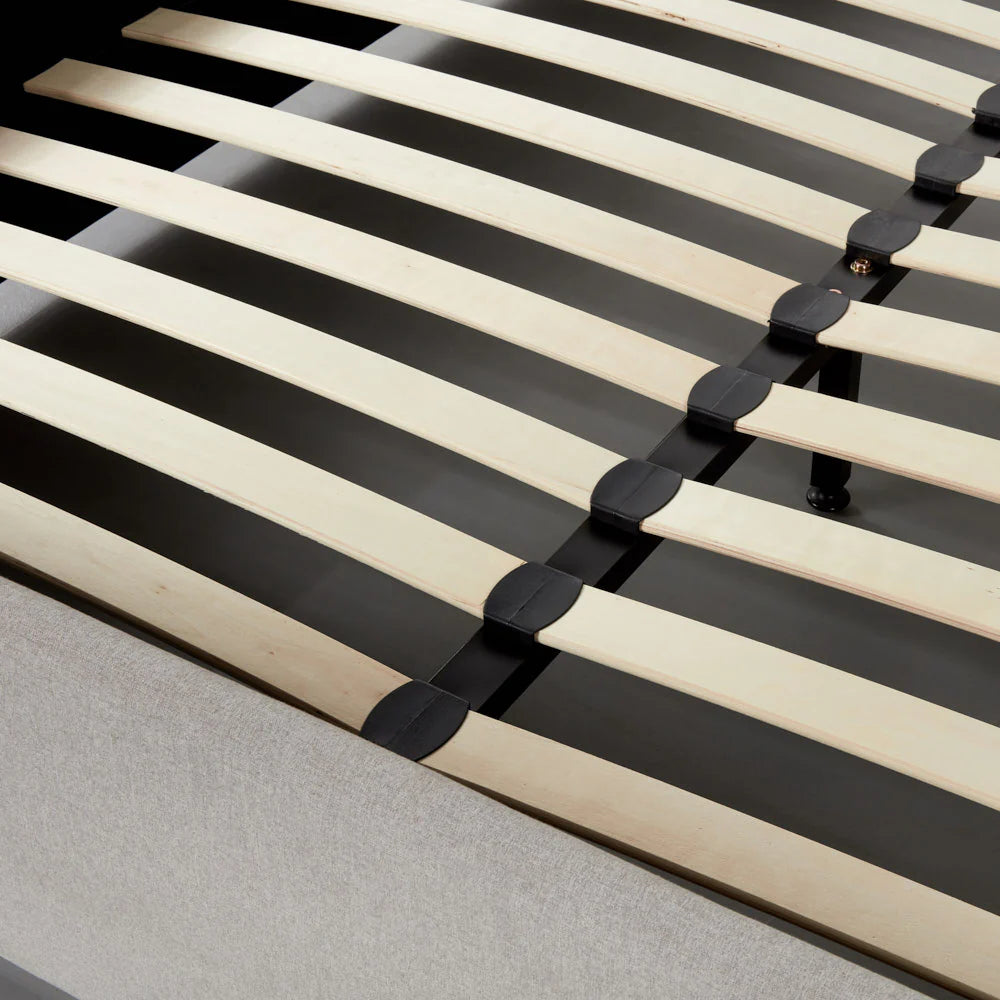 HARPER - Light Grey Bed - Image 6