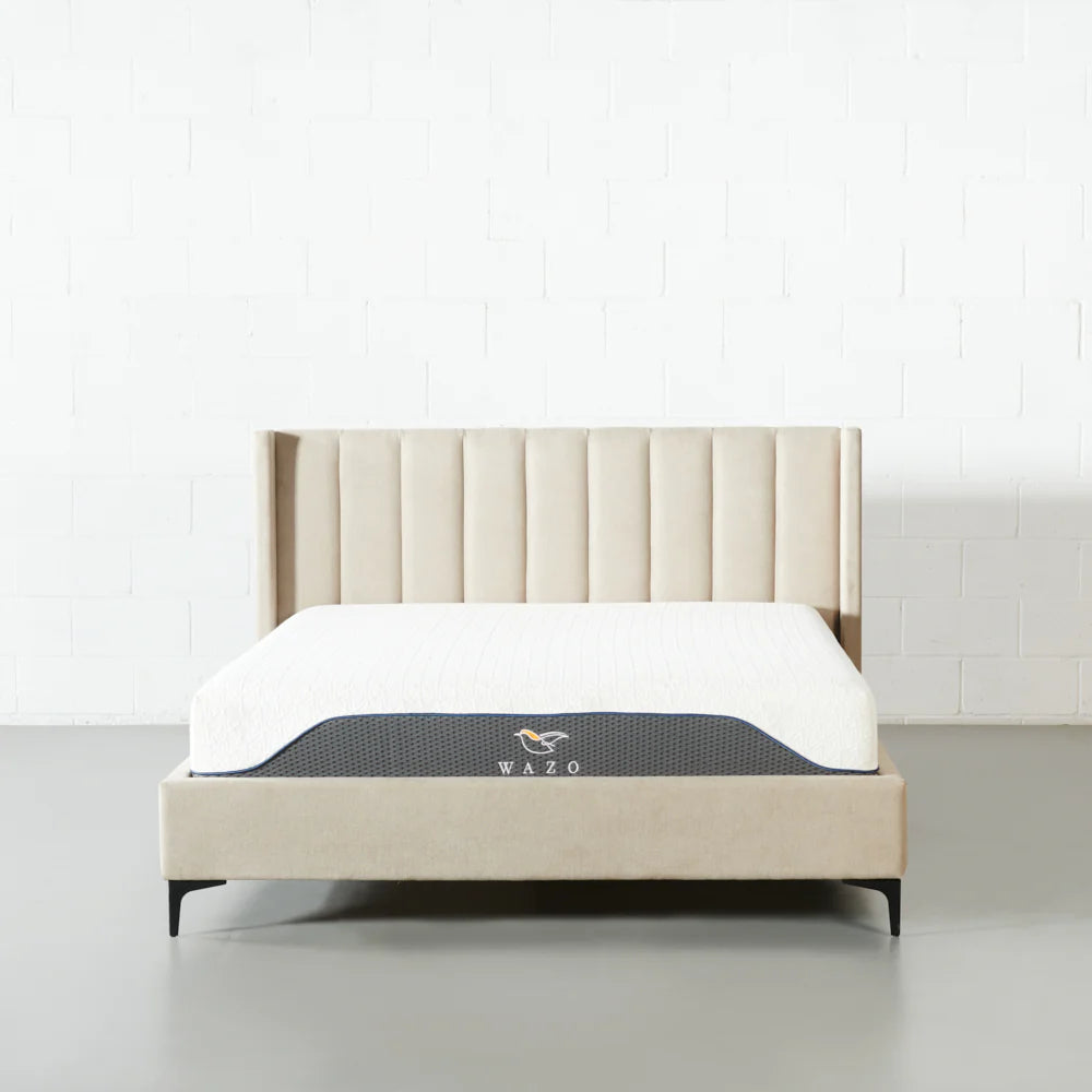 COVA - Beige Fabric Bed - Image 2