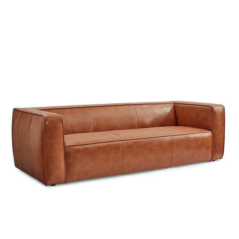 Banks Genuine Leather Sofa - Image 2