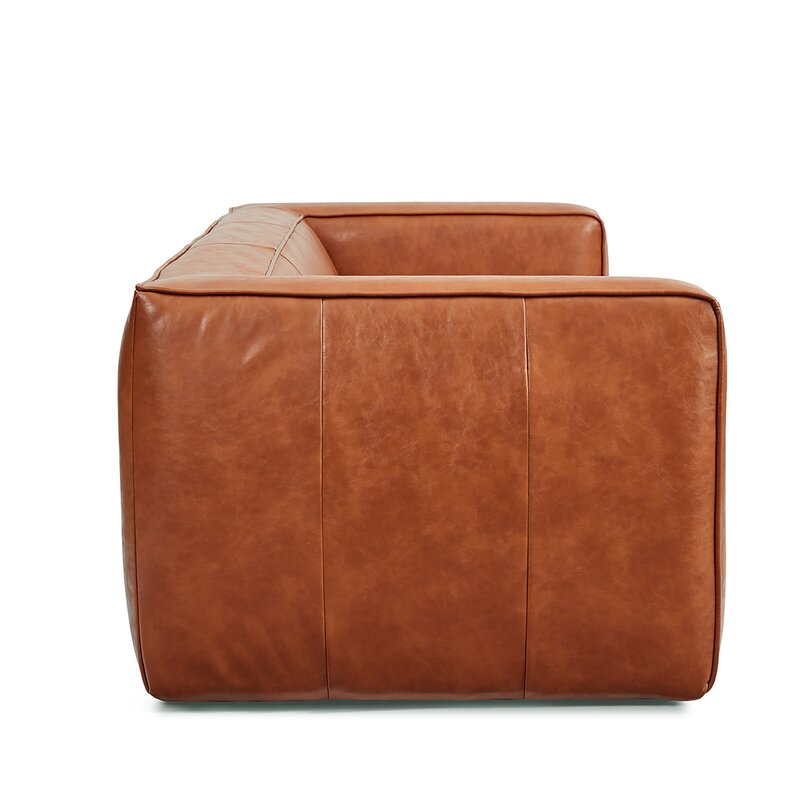 Banks Genuine Leather Sofa - Image 3
