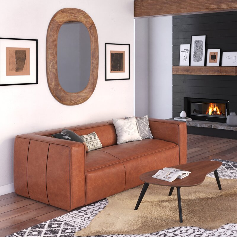Banks Genuine Leather Sofa - Image 8