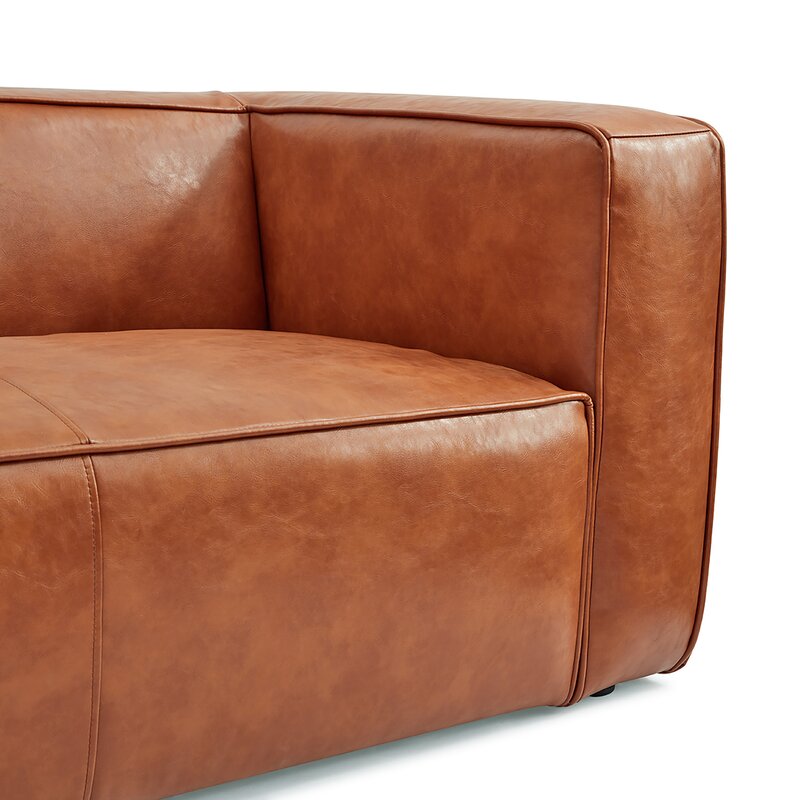 Banks Genuine Leather Sofa - Image 6