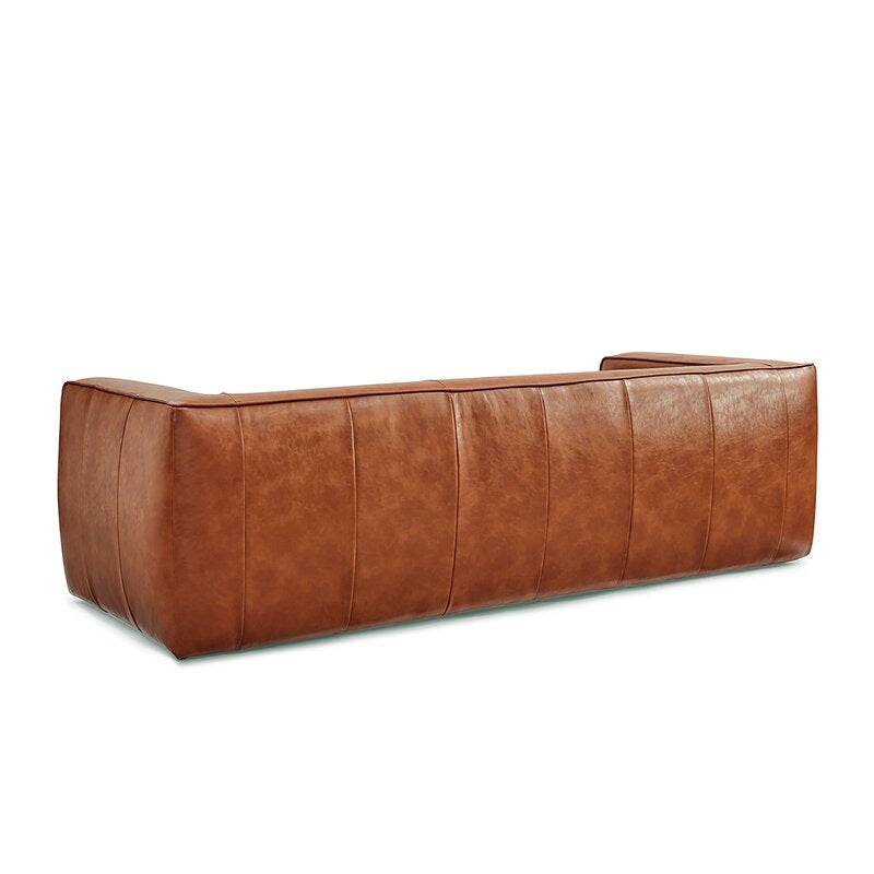 Banks Genuine Leather Sofa - Image 5