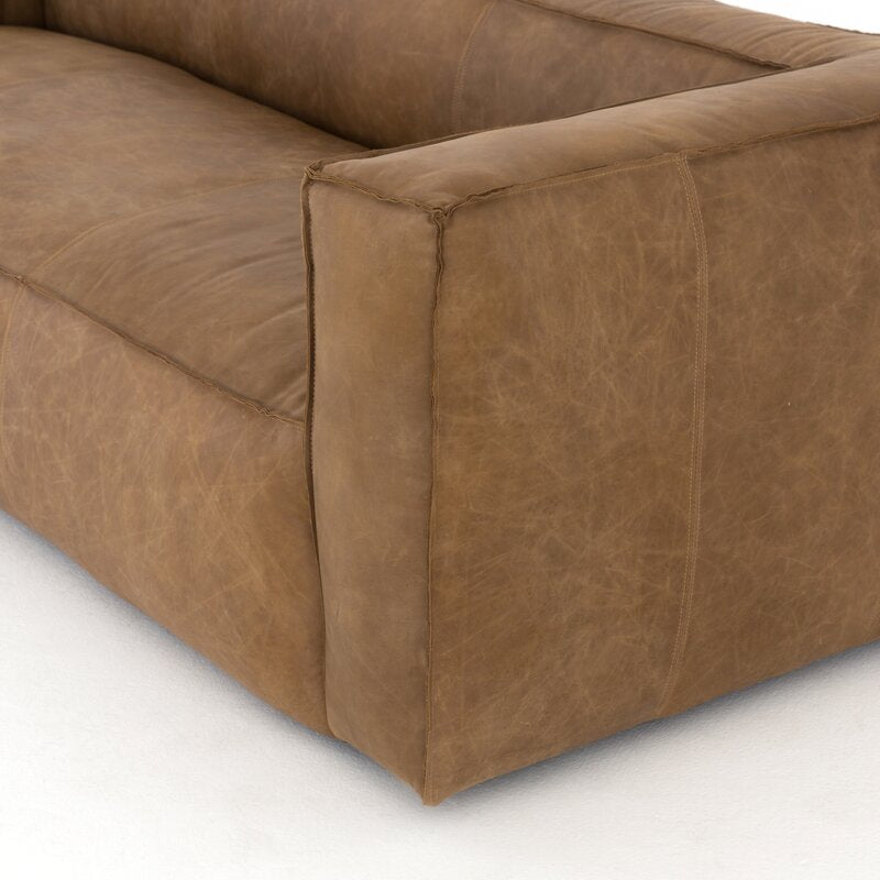 Leonard Genuine Leather Sofa - Image 7