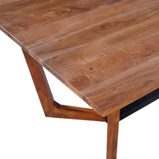 SIDNEY - Acacia Solid Wood Dining Table - Image 3