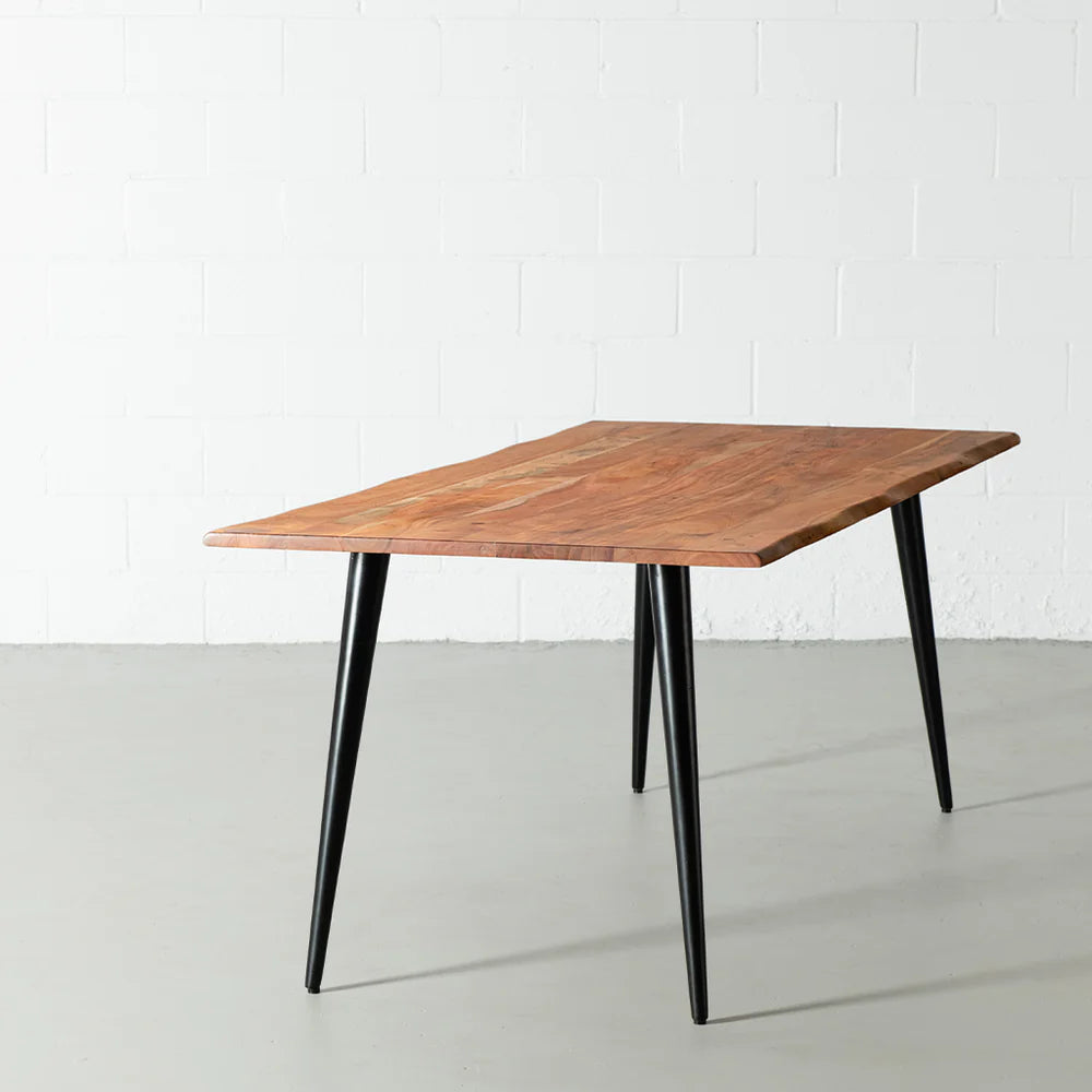 ESTRELA - Live Edge Acacia Dining Table - Image 3