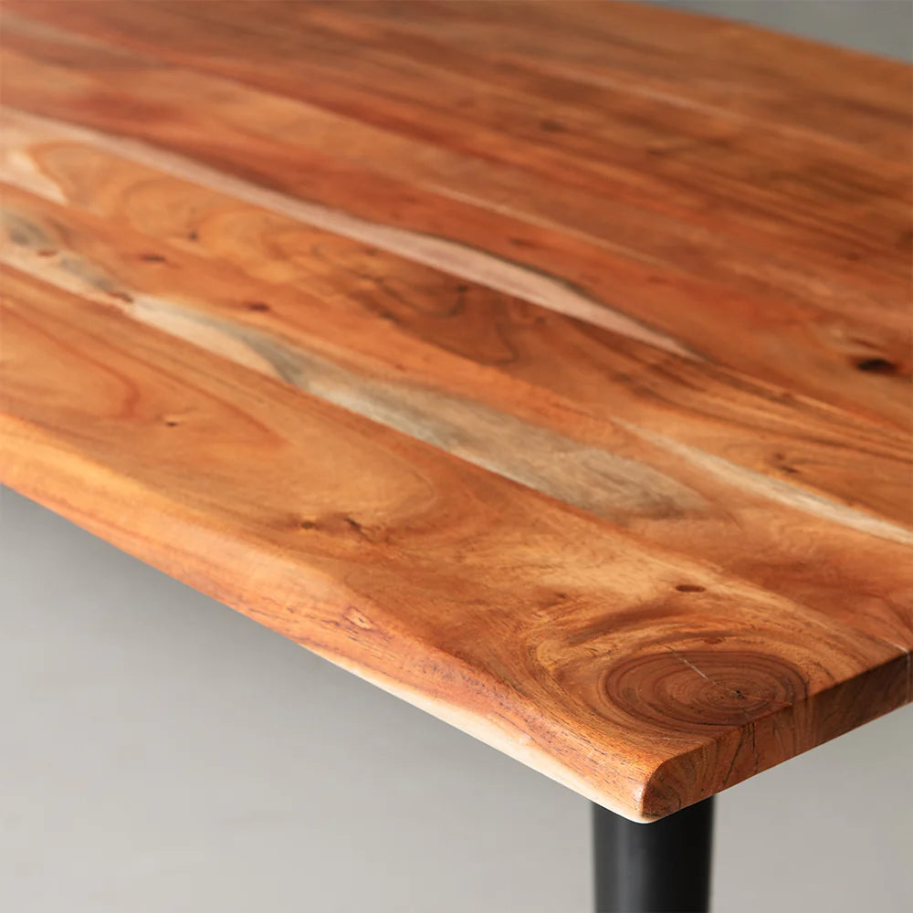 ESTRELA - Live Edge Acacia Dining Table - Image 2