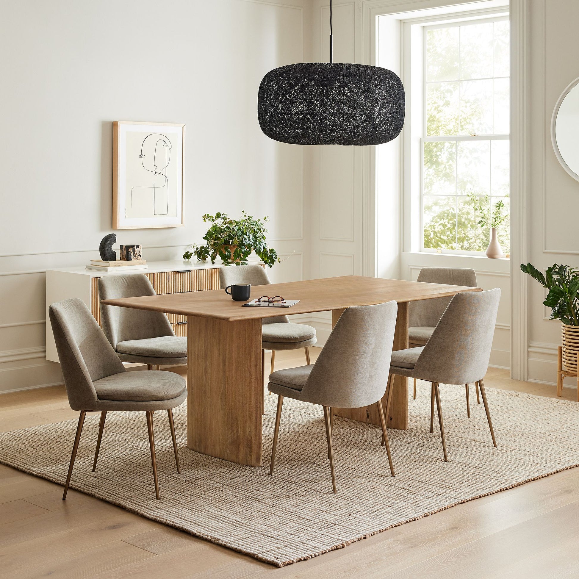 Frank Solid Wood Dining Table - Image 8