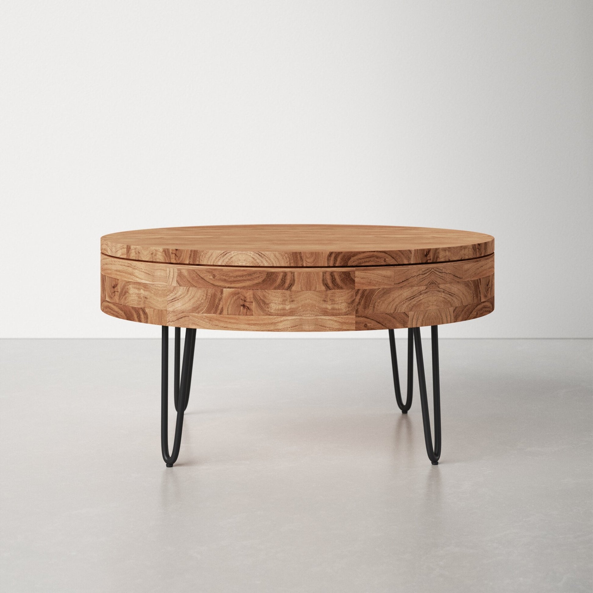 Keith Solid Wood Storage Coffee Table - Image 2