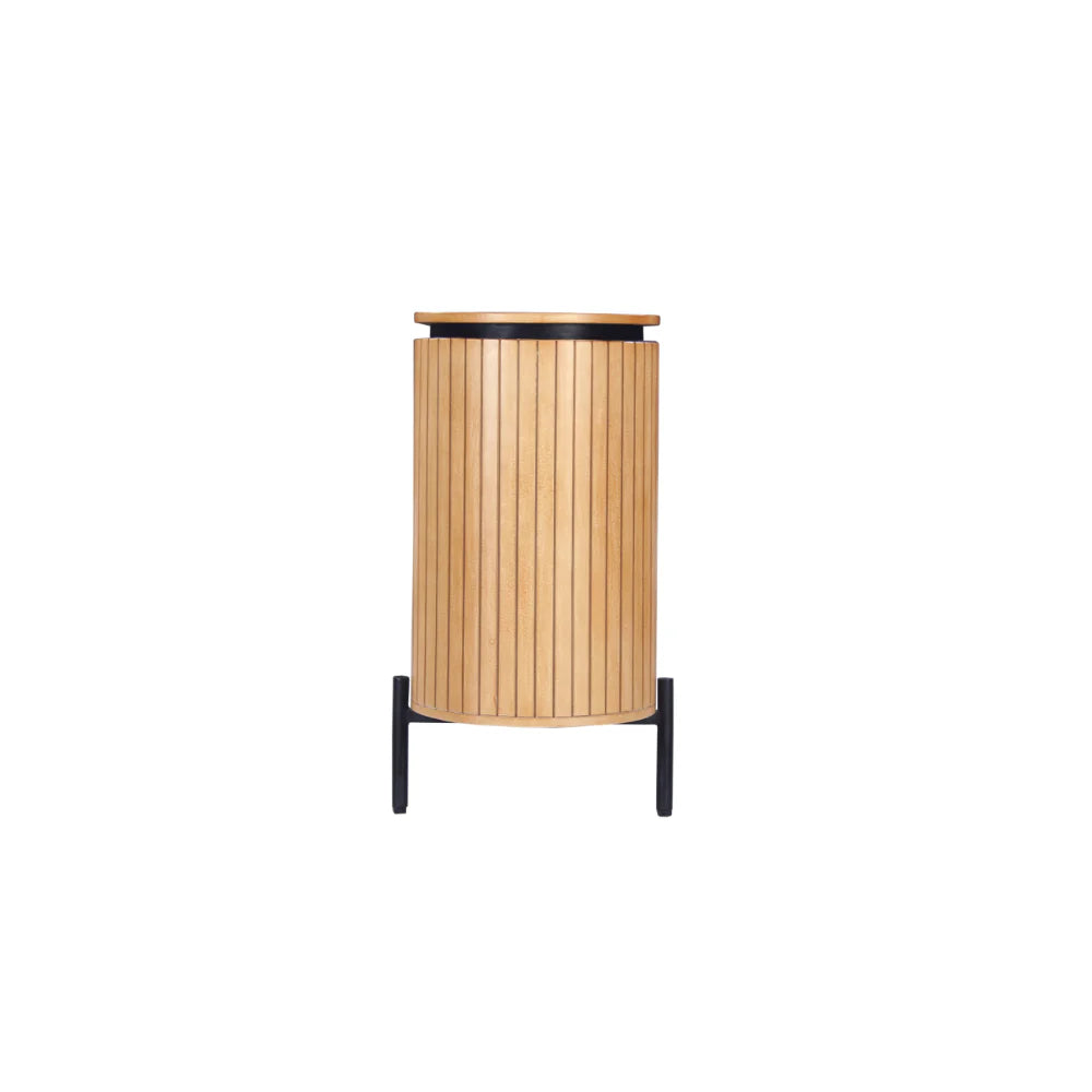 COPENHAGEN - Fluted Solid Mango Wood TV Unit - Image 5