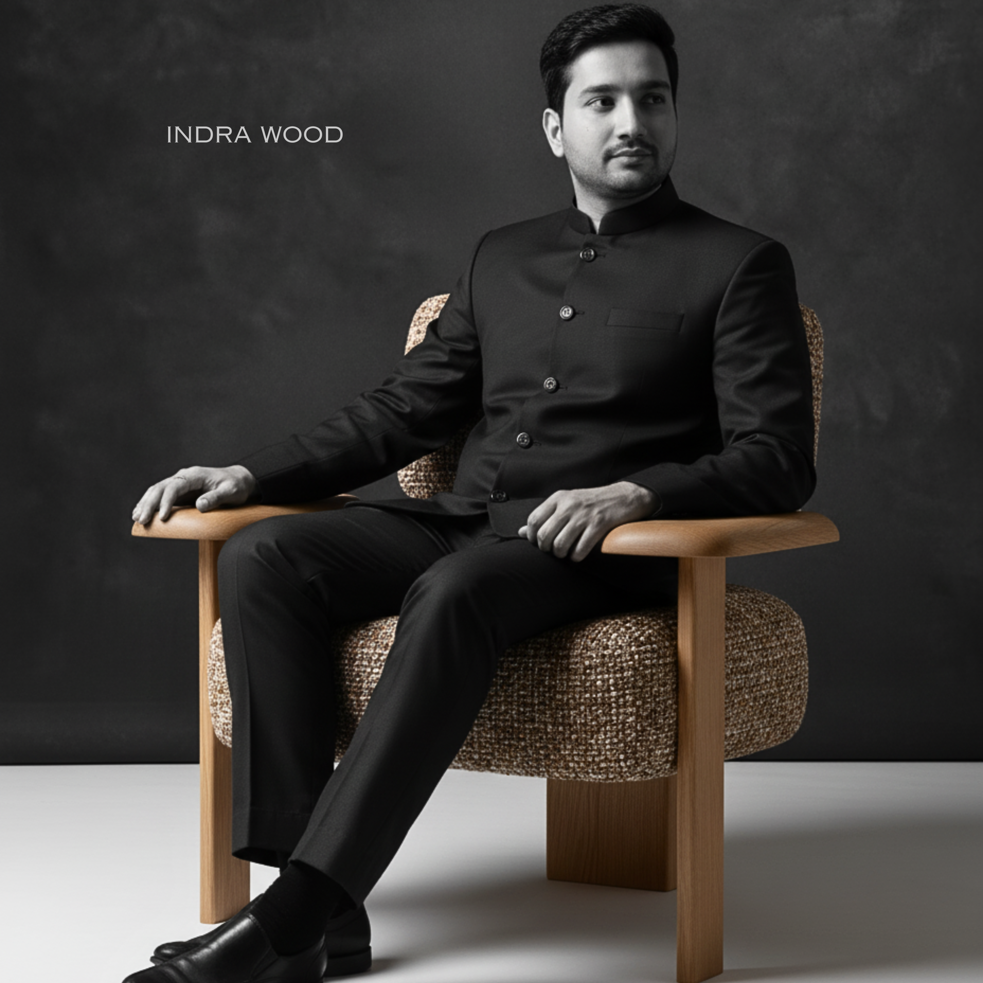 EIFFEL - White Leather Padded Side Chair - FINAL SALE