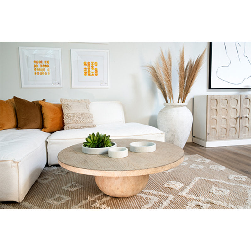Chaim Solid Wood Coffee Table - Image 4