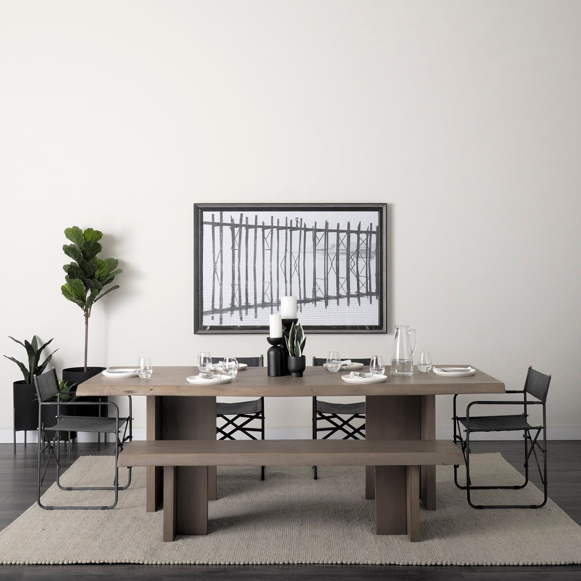 Lorenzo Acacia Solid Wood Dining Table - Image 8