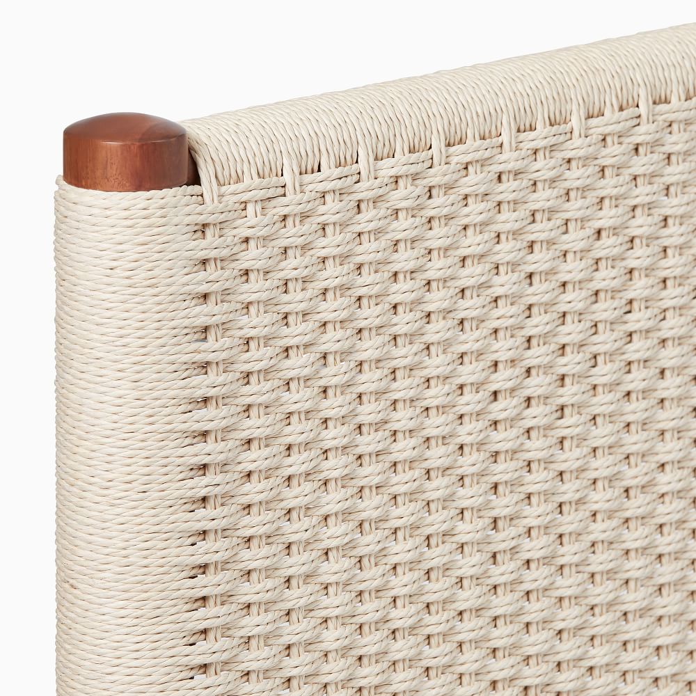 Mason Mid-Century Woven Bed - Image 8