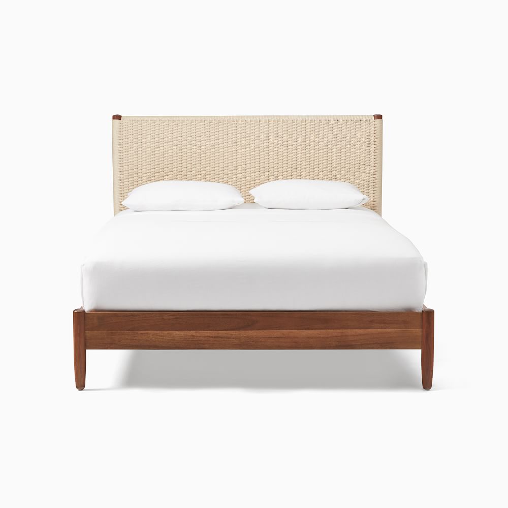 Mason Mid-Century Woven Bed - Image 3