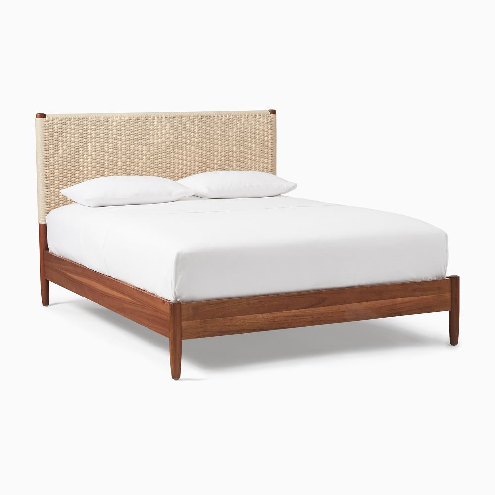 Mason Mid-Century Woven Bed - Image 4