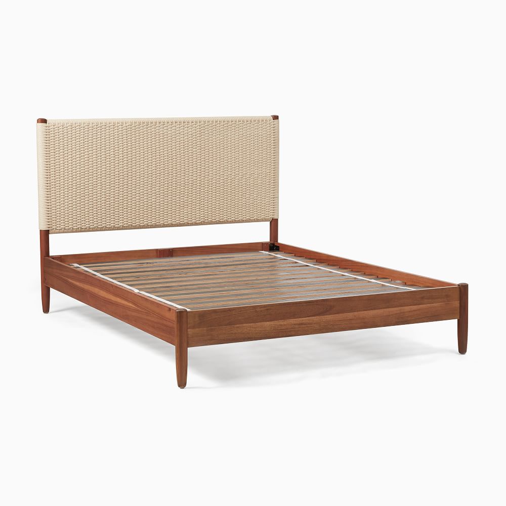 Mason Mid-Century Woven Bed - Image 5