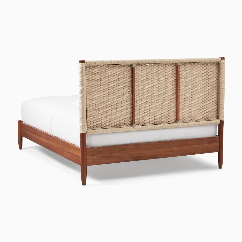 Mason Mid-Century Woven Bed - Image 6